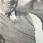 Bobby Jones Signed Posed Black & White Photo w/Inscription - Framed JSA ALOA