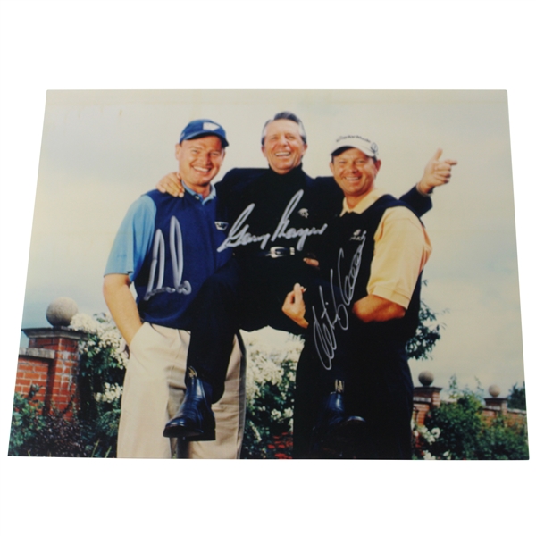 South African Major Champs Player, Els & Goosen Signed Photo JSA ALOA