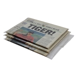 Three (3) Tiger Woods Major Wins Front Page Newspapers