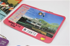 1998, 1999(x2), 2000 & 2003 Masters SERIES Badges - O'Meara, Olazabal, Singh & Weir Winners