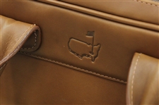 Augusta National Golf Club Ltd Ed Masters Gift - Lt Brown Leather Briefcase