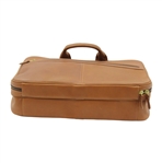 Augusta National Golf Club Ltd Ed Masters Gift - Lt Brown Leather Briefcase