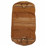 Augusta National Golf Club Ltd Ed Masters Gift - Lt Brown Leather Garment Bag