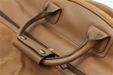 Augusta National Golf Club Ltd Ed Masters Gift - Lt Brown Leather Garment Bag