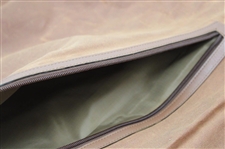 Augusta National Golf Club Ltd Ed Masters Gift - Lt Brown Leather Garment Bag