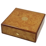 Augusta National Golf Club Ltd Ed Masters Gift - Tournament Logo Burlwood Box in Bag & Box