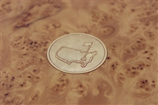 Augusta National Golf Club Ltd Ed Masters Gift - Tournament Logo Burlwood Box in Bag & Box