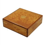 Augusta National Golf Club Ltd Ed Masters Gift - Tournament Logo Burlwood Box in Bag & Box