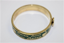 Augusta National Golf Club Masters Tournament Logo Green Bangle Bracelet in Original Bag & Box