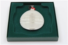 2009-2015 Augusta National Golf Club Gold Plated Christmas/Holiday Ornaments - Seven Total