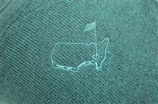 Augusta National Golf Club Ltd Ed Masters Gift - Green Cashmere Throw Blanket