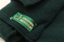 Augusta National Golf Club Ltd Ed Masters Gift - Green Cashmere Throw Blanket