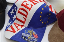 Eight (8) Assorted Golf Themed Hats & Visors - Masters, Ryder Cup, Ballybunnion & more 
