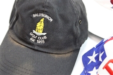 Eight (8) Assorted Golf Themed Hats & Visors - Masters, Ryder Cup, Ballybunnion & more 