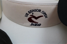 Eight (8) Assorted Golf Themed Hats & Visors - Masters, Ryder Cup, Ballybunnion & more 