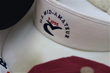 Eight (8) Assorted Golf Themed Hats & Visors - Masters, Ryder Cup, Ballybunnion & more 