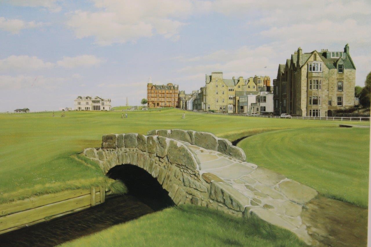 Graeme W. Baxter セントアンドリュース 絵画 Lot Detail - 1988 'Old Course at St. Andrews' Print Signed by