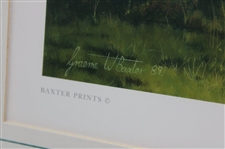 1989 'Ailsa Course Turnberry' Print Signed by Artist Graeme W. Baxter - Framed