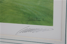 1990 'Augusta (National Golf Club), U.S.A. the 12th' Print Signed by Artist Graeme W. Baxter - Framed