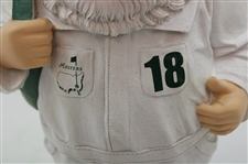 2018 Masters Tournament Ltd Ed Caddy Gnome Statue in Original Box