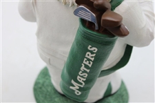 2018 Masters Tournament Ltd Ed Caddy Gnome Statue in Original Box