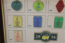 2016 Masters Tournament Limited Edition Masters Tickets & Badges Pin Set in Original Box