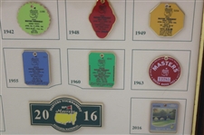 2016 Masters Tournament Limited Edition Masters Tickets & Badges Pin Set in Original Box