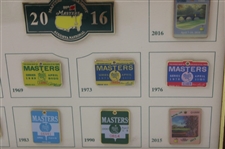 2016 Masters Tournament Limited Edition Masters Tickets & Badges Pin Set in Original Box