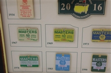 2016 Masters Tournament Limited Edition Masters Tickets & Badges Pin Set in Original Box