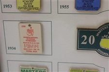 2016 Masters Tournament Limited Edition Masters Tickets & Badges Pin Set in Original Box