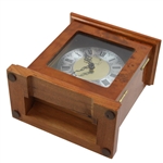 2013 Augusta National Golf Club Ltd Ed Employee Masters Gift Burlwood Clock