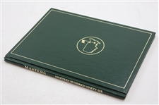 1996 Masters Tournament Green Annual Book - Nick Faldo Winner