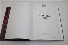 1996 Masters Tournament Green Annual Book - Nick Faldo Winner
