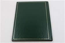1996 Masters Tournament Green Annual Book - Nick Faldo Winner