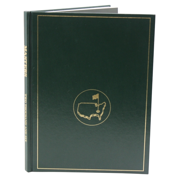 2006 Masters Tournament Green Annual Book - Phil Mickelson Winner