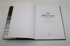 2006 Masters Tournament Green Annual Book - Phil Mickelson Winner