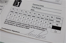 Norman, Price, O'Meara & Five (5) Others Signed 93 Memorial, 98 Byron Nelson, 98 Bellsouth & 98 Mercedes Classic Scorecards