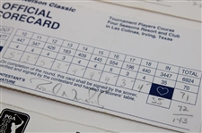 Norman, Price, O'Meara & Five (5) Others Signed 93 Memorial, 98 Byron Nelson, 98 Bellsouth & 98 Mercedes Classic Scorecards