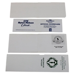 Norman, Price, O'Meara & Five (5) Others Signed 93 Memorial, 98 Byron Nelson, 98 Bellsouth & 98 Mercedes Classic Scorecards