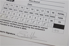 Baker Finch, Daly, Lyle & Five (5) Others Signed 98 Bellsouth Classic, 93 Memorial, 98 Mastercard Colonial Scorecards