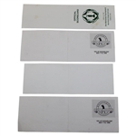 Baker Finch, Daly, Lyle & Five (5) Others Signed 98 Bellsouth Classic, 93 Memorial, 98 Mastercard Colonial Scorecards
