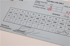 Kite, Azinger, Woosnam & Five (5) Others Signed 1993 Open Championship At Royal St. George'S Scorecards