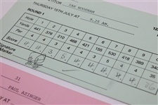 Kite, Azinger, Woosnam & Five (5) Others Signed 1993 Open Championship At Royal St. George'S Scorecards