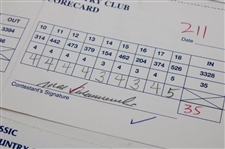 Faldo, Clarke, Calcavecchia & Seven (7) Others Signed 98 Players Championship, 95 & 98 Buick Classic, 98 Doral-Ryder Open & 99 Mastercard Colonial Scorecards