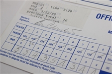 Player, Cink,Trevino & Seven (7) Others Signed 94 Royal Caribbean Pro Am, 98 Buick Classic, 98 Mastercard Colonial & 98 GTE Classic Scorecards