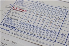 Player, Cink,Trevino & Seven (7) Others Signed 94 Royal Caribbean Pro Am, 98 Buick Classic, 98 Mastercard Colonial & 98 GTE Classic Scorecards