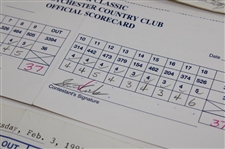 Player, Cink,Trevino & Seven (7) Others Signed 94 Royal Caribbean Pro Am, 98 Buick Classic, 98 Mastercard Colonial & 98 GTE Classic Scorecards