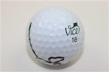 Jack Nicklaus Signed Vice 18 'Never Miss' Logo Golf Ball JSA ALOA