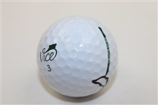 Jack Nicklaus Signed Vice 18 'Never Miss' Logo Golf Ball JSA ALOA