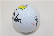 Tom Watson Signed Masters Logo Golf Ball JSA ALOA